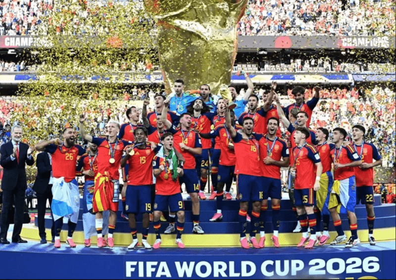 Hai lần đăng quang vào các năm 2010 và 2026 đánh dấu hai thế hệ vàng khác nhau của La Roja.