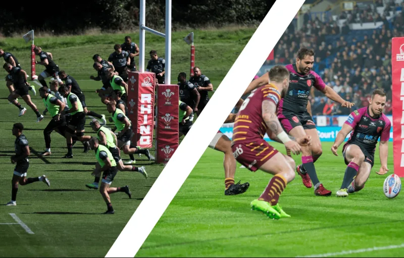 Rugby Union có 15 cầu thủ mỗi đội, trong khi Rugby League sử dụng đội hình 13 người và có nhịp thi đấu khác biệt